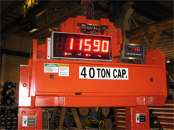 load weighing equipment, load weighing solutions, load weighing coil grabs