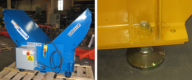 mechanical upender, coil upender, coil tipper