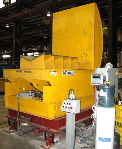 mechanical upender, coil upender, coil tipper