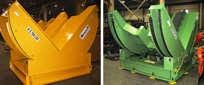 mechanical upender, coil upender, coil tipper