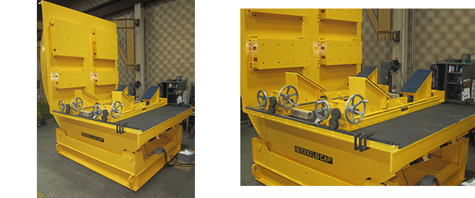 mechanical upender, coil upender, coil tipper