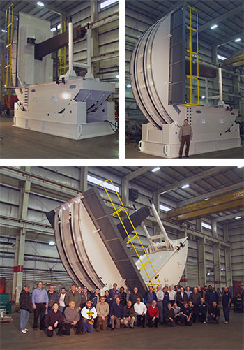 mechanical upender, coil upender, coil tipper